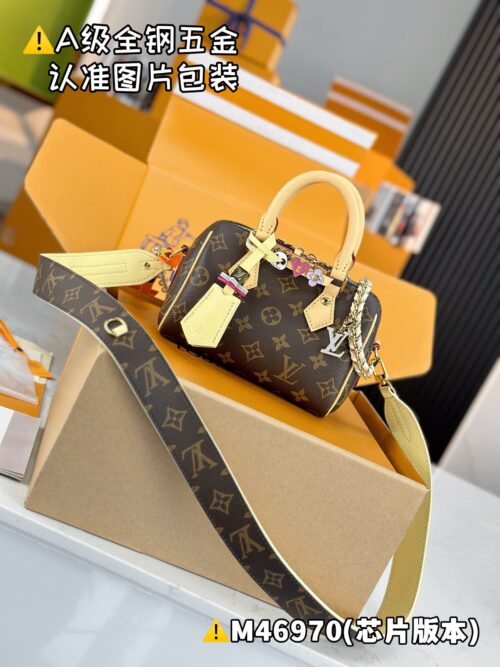 SPEEDY 18 LV&I MONOGRAM M46970 Size 18.5 x 12.5 x 10.5 cm