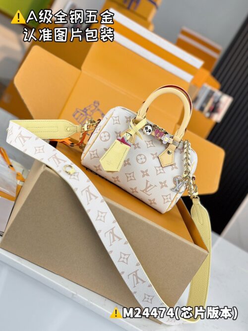 SPEEDY 18 LV&I MONOGRAM DUNE M24474 18.5 x 12.5 x 10.5 cm