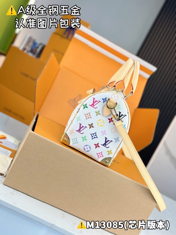 img_2414 LV x TM SPEEDY BANDOULIÈRE 25 M13085 Size 19 x 15 x 25 cm