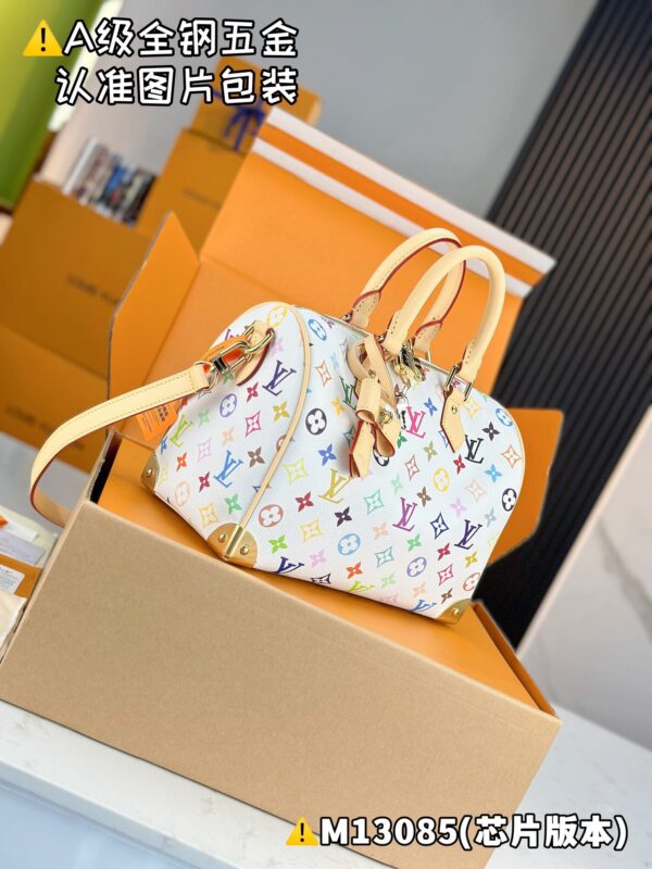 img_2417 LV x TM SPEEDY BANDOULIÈRE 25 M13085 Size 19 x 15 x 25 cm