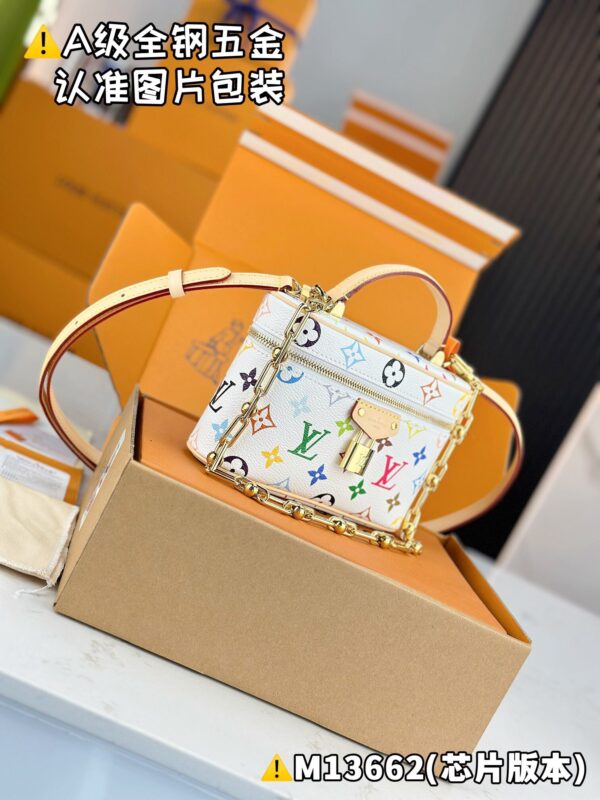 img_2434 LV x TM VANITY CHAIN POUCH M13662 Size 11.5 x 6.5 x 19 cm