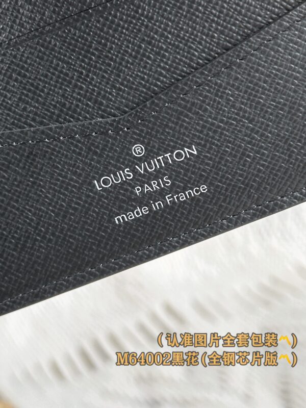God Factory LV Wallet M64002 Black Size 11.0 x 8.5 x 1.0 cm