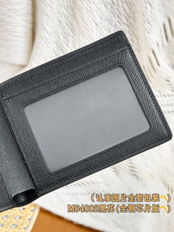 God Factory LV Wallet M64002 Black Size 11.0 x 8.5 x 1.0 cm