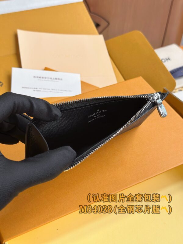 God Factory LV Wallet N64038 Black 1 Size 8.0x14.5x1.0 cm