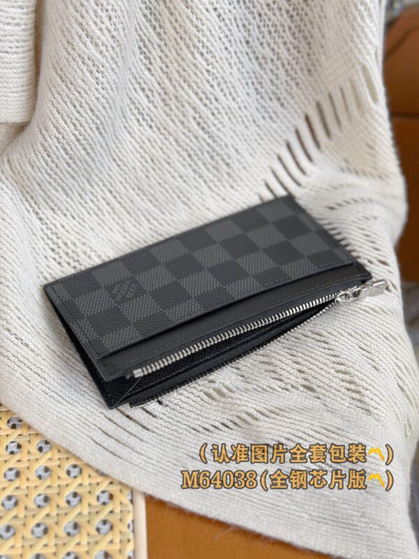 God Factory LV Wallet N64038 Black 1 Size 8.0x14.5x1.0 cm
