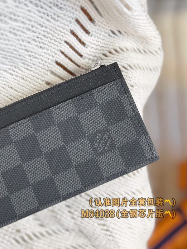 God Factory LV Wallet N64038 Black 1 Size 8.0x14.5x1.0 cm