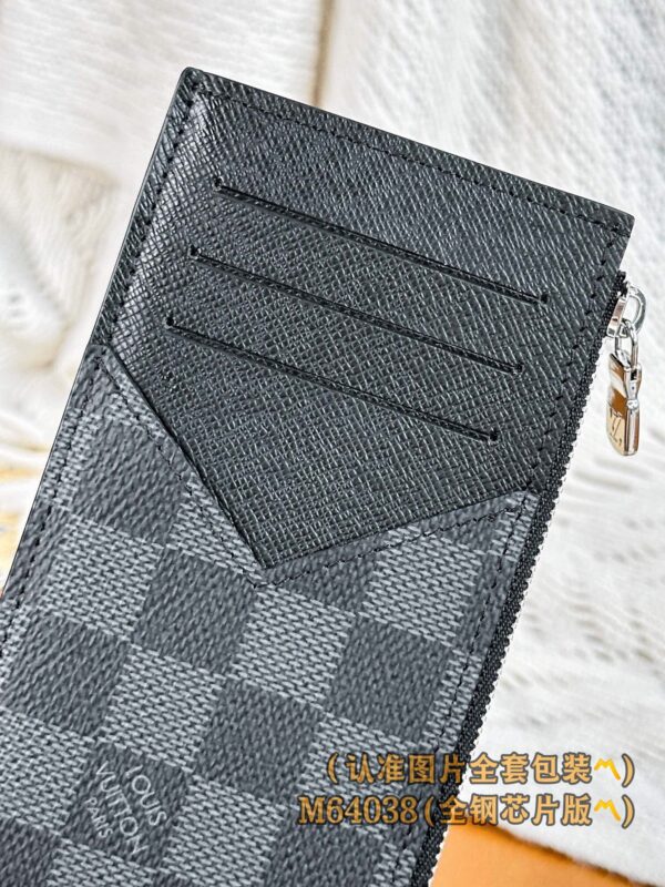 God Factory LV Wallet N64038 Black 1 Size 8.0x14.5x1.0 cm