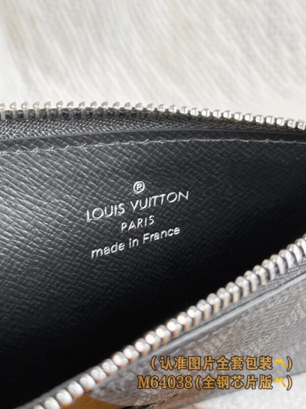 God Factory LV Wallet N64038 Black 1 Size 8.0x14.5x1.0 cm