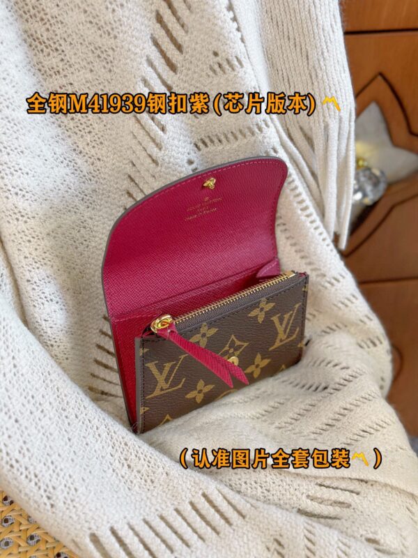God Factory LV Wallet M41939 Violet & Gold Hardware Size 11 x 8 x 2.5 cm