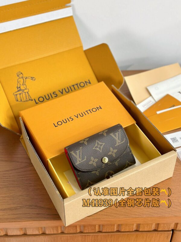 God Factory LV Wallet M41939 Rose & Steel Buckle Size 11 x 8 x 2.5 cm