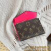God Factory LV Wallet M41938 Rose Red & Leather Buckle Size 12 x 9.5 x 2.5 cm