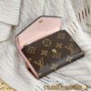 God Factory LV Wallet M62360 Pink & Leather Buckle Size 12 x 9.5 x 2.5 cm
