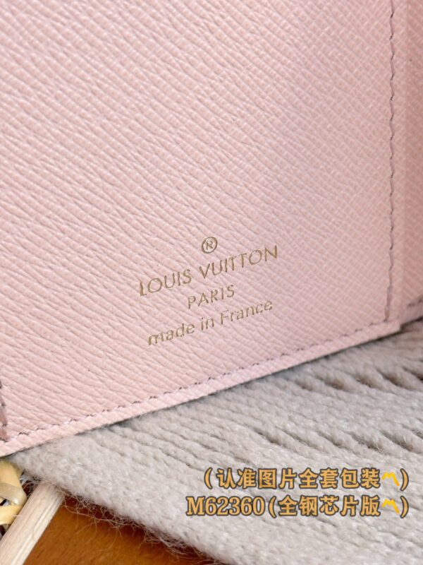 God Factory LV Wallet M62360 Pink & Leather Buckle Size 12 x 9.5 x 2.5 cm