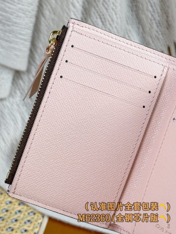God Factory LV Wallet M62360 Pink & Leather Buckle Size 12 x 9.5 x 2.5 cm