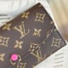 God Factory LV Wallet M60697 Rose Red & Leather Buckle Size 19 x 10 x 2 cm