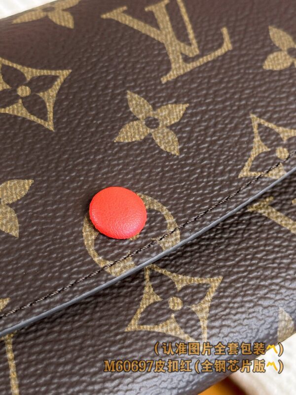 God Factory LV Wallet M60697 Rose & Leather Buckle Size 19 x 10 x 2 cm