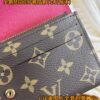 God Factory LV Wallet M60697 Violet & Gold Buckle Size 19 x 10 x 2 cm