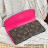 God Factory LV Wallet M60697 Rose Red & Gold Buckle Size 19 x 10 x 2 cm