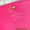 God Factory LV Wallet M60697 Rose Red & Gold Buckle Size 19 x 10 x 2 cm