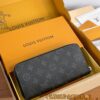 God Factory LV Wallet M62295 Black Old Size 10 x 20 x 2 cm