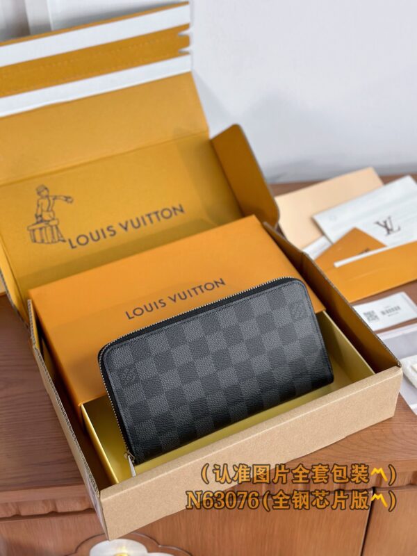 God Factory LV Wallet N63076 Black Size 19.5 x 10.5 x 2.5 cm