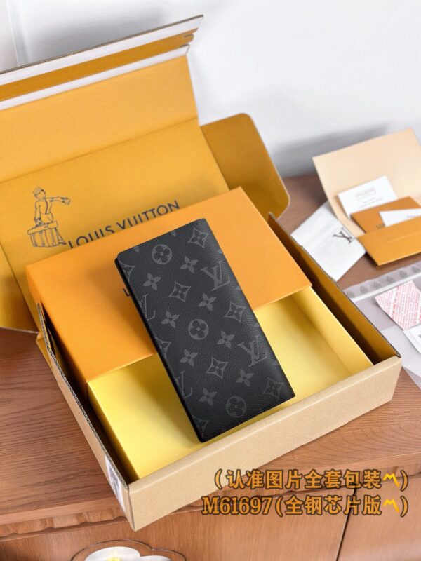 God Factory LV Wallet M61697 Black Old Size 10 x 19 x 2 cm