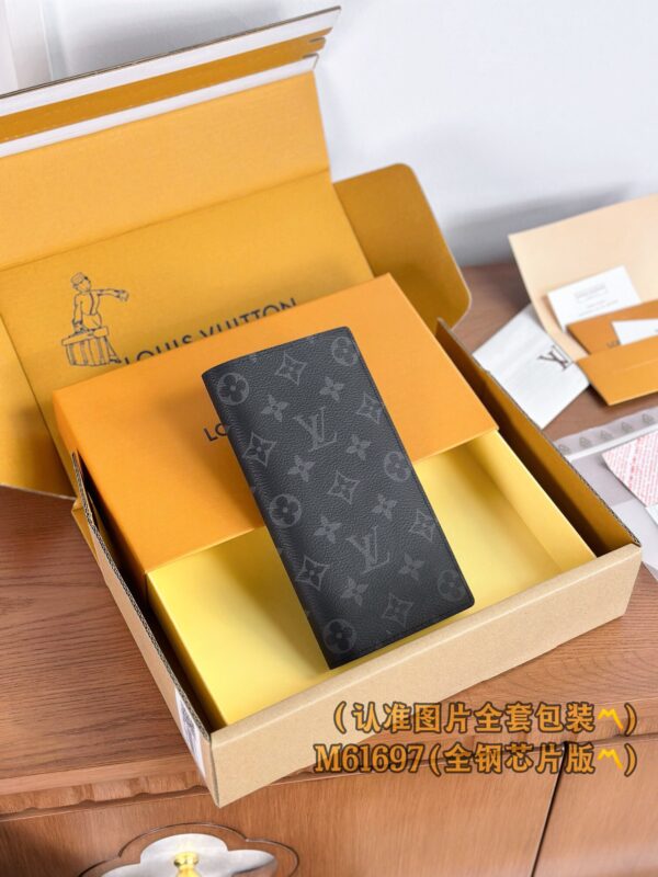 God Factory LV Wallet M61697 Black Flower Size 10 x 19 x 2 cm