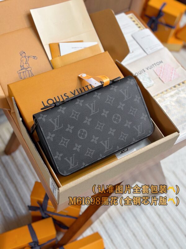 God Factory LV Wallet M61698 Black Flower Size 23 x 15 x 4 cm