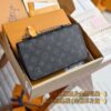 God Factory LV Wallet M61698 Black Flower Size 23 x 15 x 4 cm