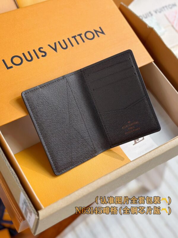God Factory LV Wallet N63145 Coffee Size 7.5 x 11 x 1 cm
