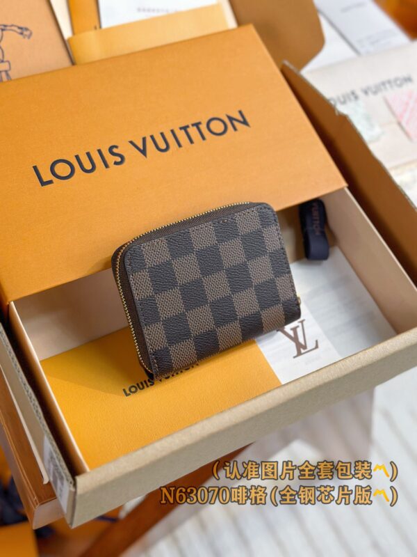 God Factory LV Wallet N63070 Coffee Size 11 x 8.5 x 2 cm