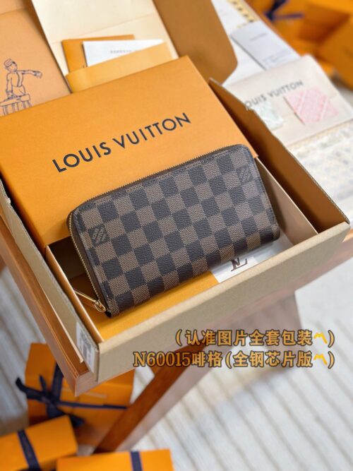 God Factory LV Wallet N60015 Coffee Size 19.5 x 10.5 x 2.5 cm