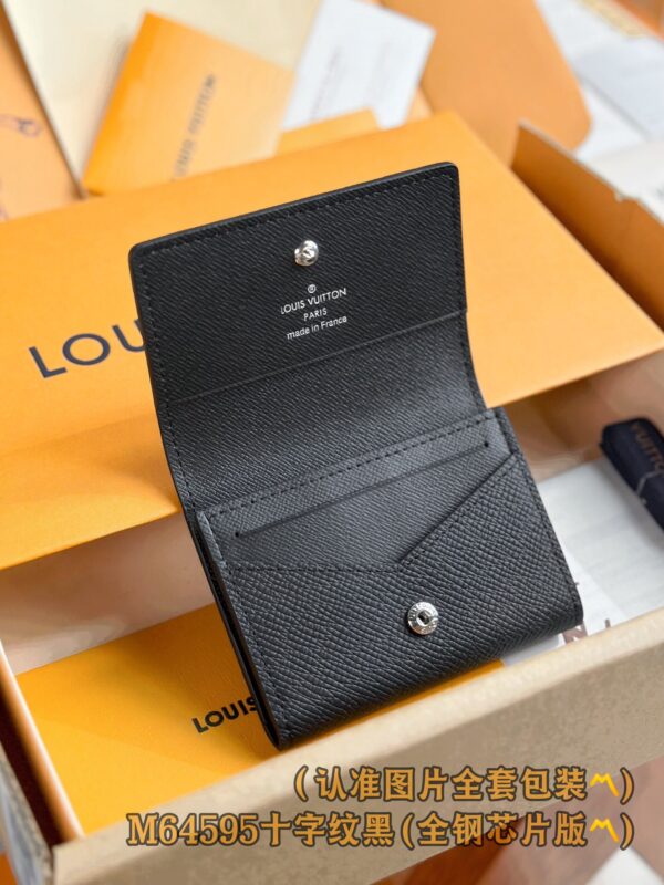 God Factory LV Wallet M64595 Black 10.5 x 8 x 1.7 cm