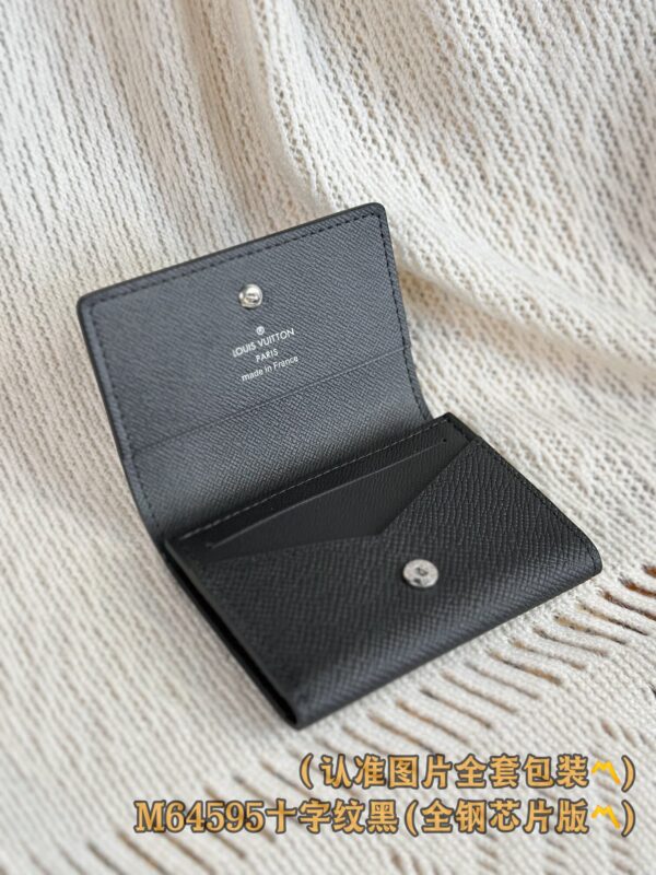 God Factory LV Wallet M64595 Black 10.5 x 8 x 1.7 cm