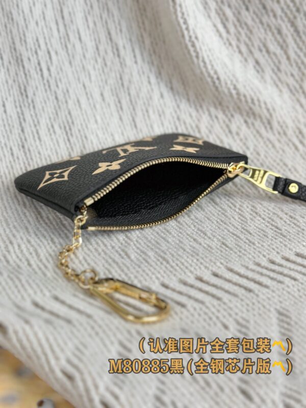 God Factory LV Wallet M80885 Black Size 12 x 7 x 1.5 cm