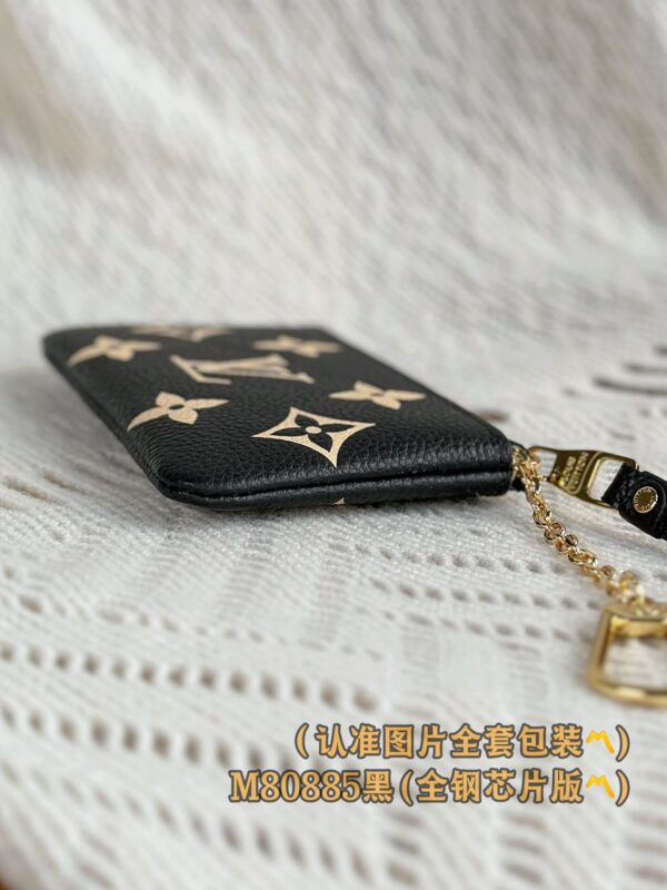 God Factory LV Wallet M80885 Black Size 12 x 7 x 1.5 cm
