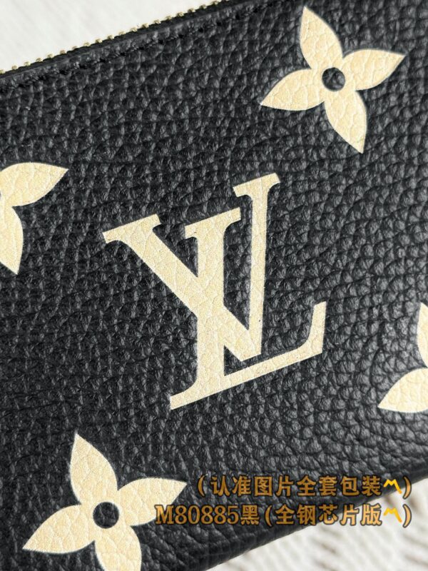 God Factory LV Wallet M80885 Black Size 12 x 7 x 1.5 cm