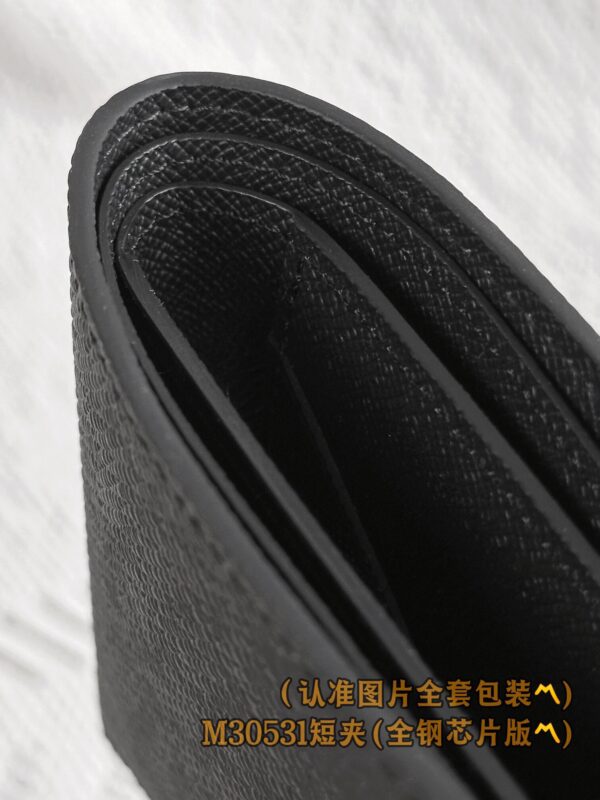 God Factory LV Wallet M30531 Short Clip Black Size 11.5 x 9 x 1.5 cm