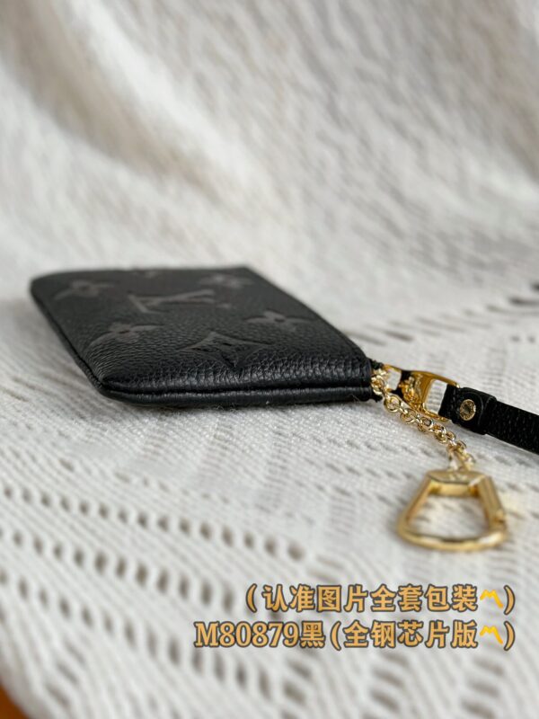 God Factory LV Wallet M80879 Black Size 12 x 7 x 1.5 cm