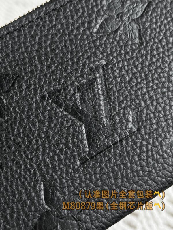 God Factory LV Wallet M80879 Black Size 12 x 7 x 1.5 cm