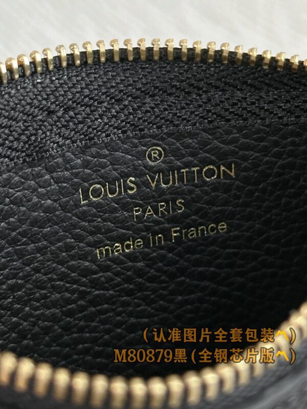 God Factory LV Wallet M80879 Black Size 12 x 7 x 1.5 cm