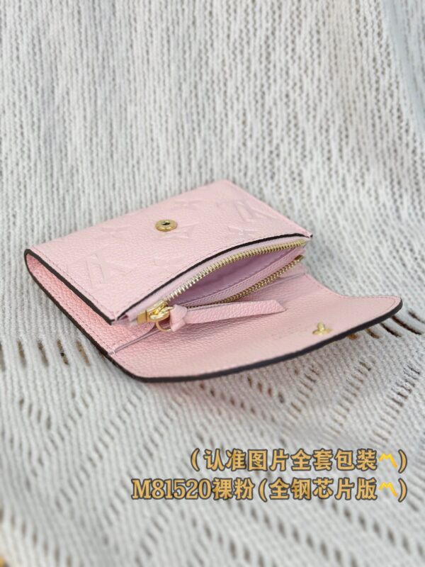 God Factory LV Wallet M81520 Pink Size 11 x 8 x 2.5 cm