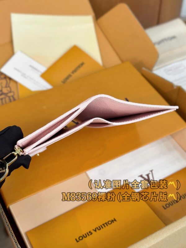God Factory LV Wallet M83569 Pink Size 9 x 11.5 x 1.5 cm