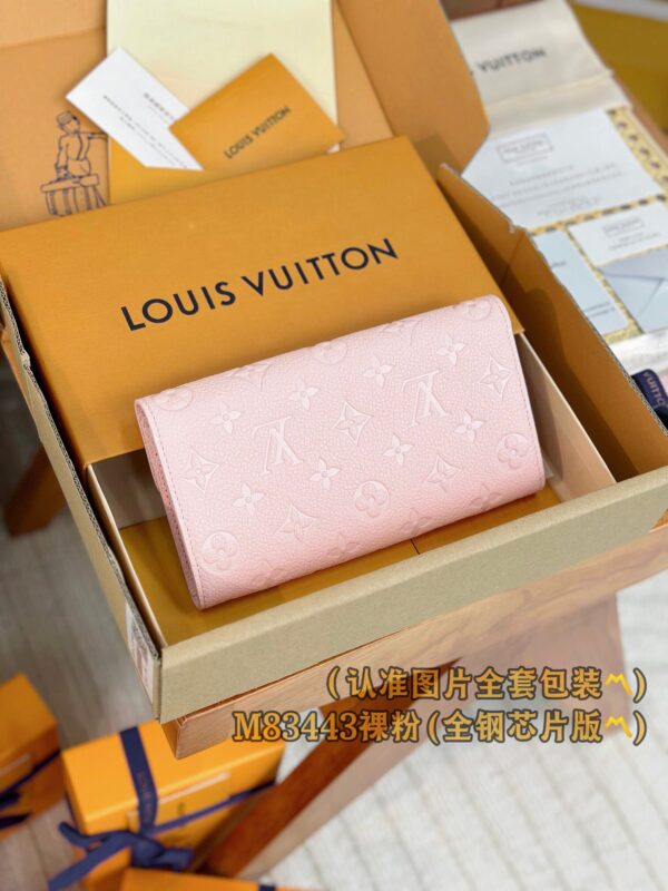 img_6985 God Factory LV Wallet M83443 Pink Size 19 x 10.5 x 2 cm