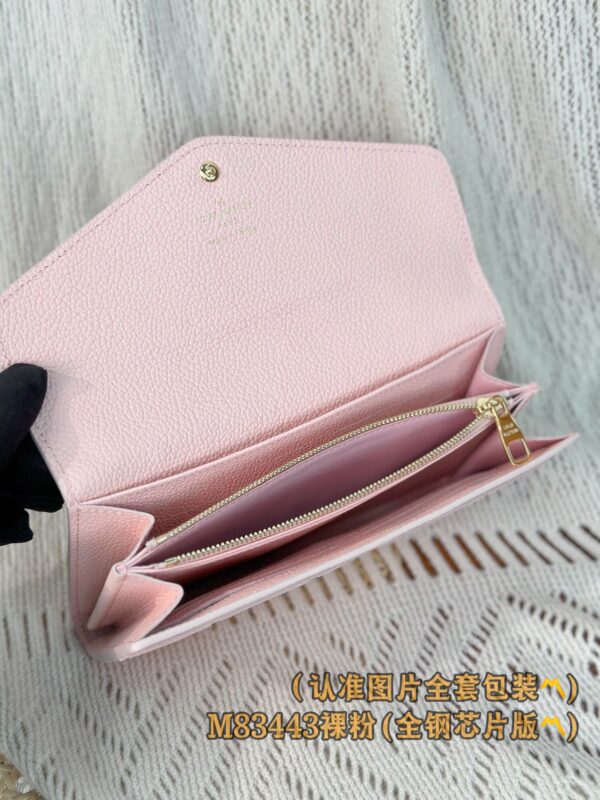 img_6989 God Factory LV Wallet M83443 Pink Size 19 x 10.5 x 2 cm