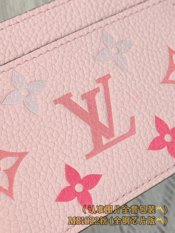 God Factory LV Wallet M81022 Pink Size 11 x 7.5 x 0.4 cm