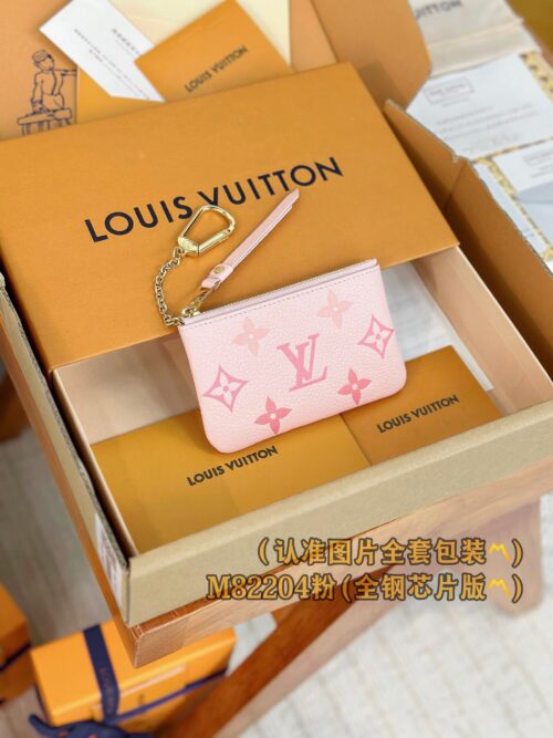 God Factory LV Wallet M82204 Pink Size 12 x 7 x 1.5 cm