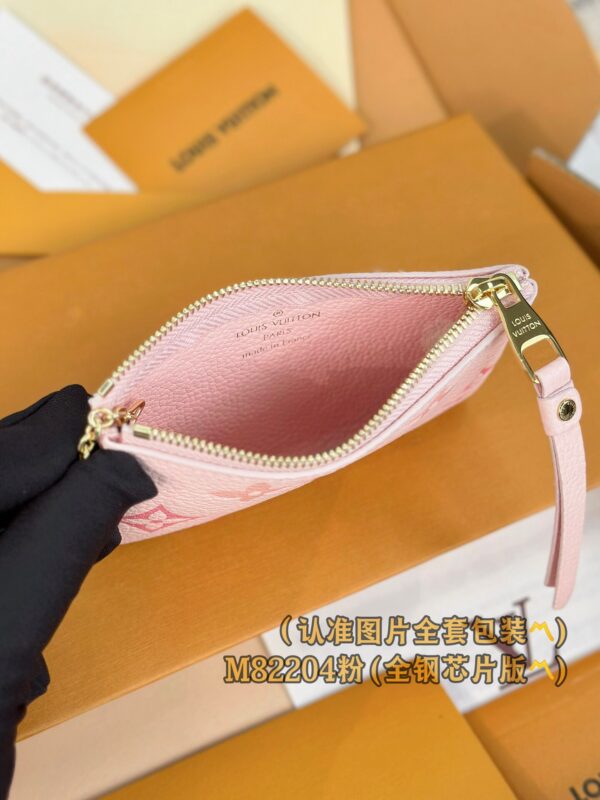 God Factory LV Wallet M82204 Pink Size 12 x 7 x 1.5 cm