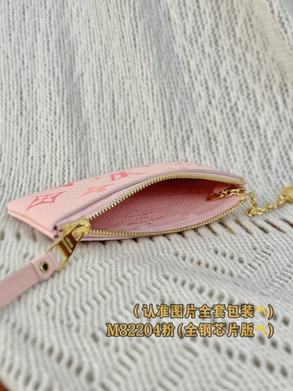 God Factory LV Wallet M82204 Pink Size 12 x 7 x 1.5 cm