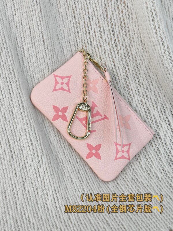 God Factory LV Wallet M82204 Pink Size 12 x 7 x 1.5 cm